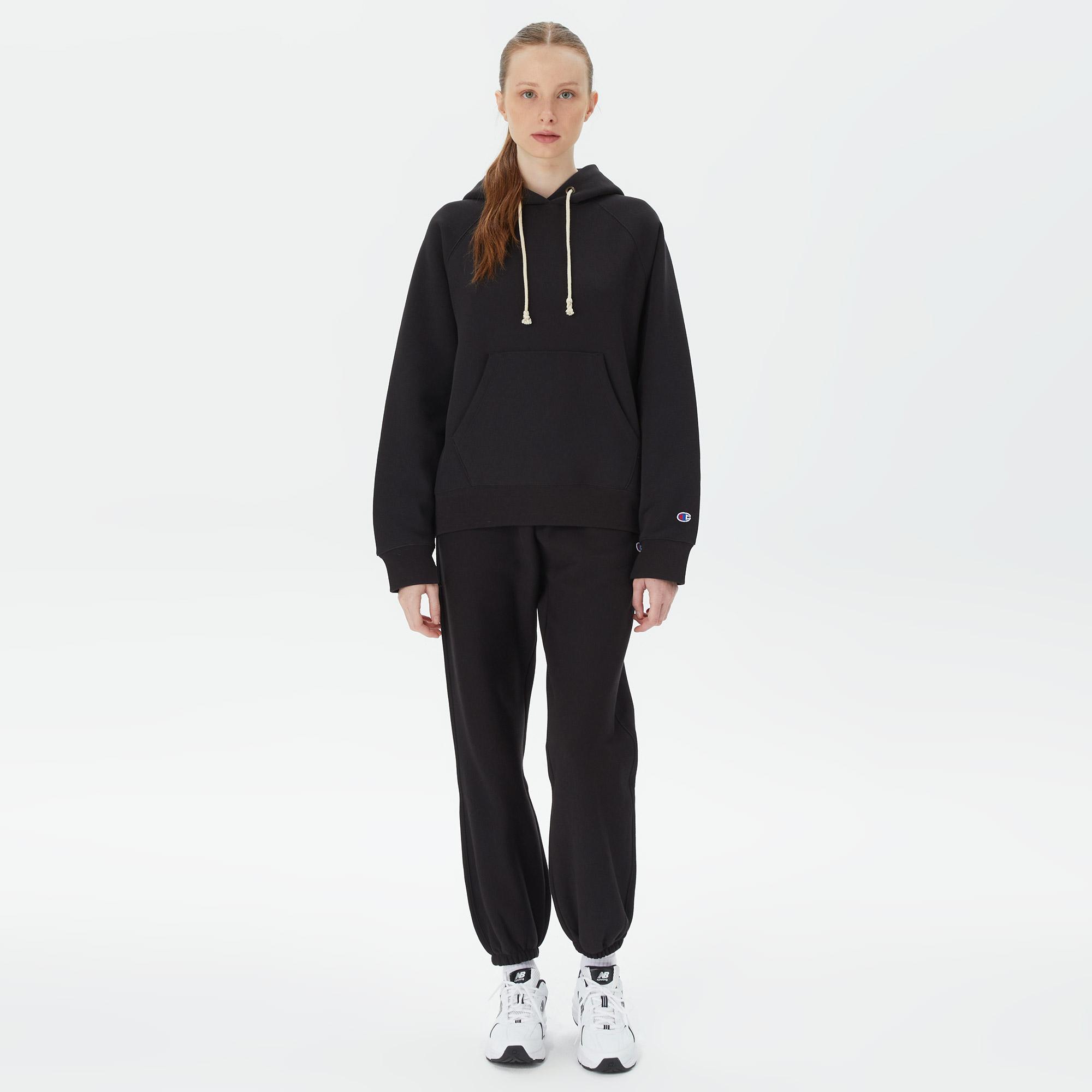 Champion Hooded Kadın Siyah Hoodie