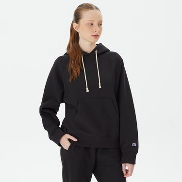  Champion Hooded Kadın Siyah Hoodie