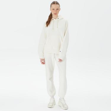  Champion Hooded Kadın Beyaz Hoodie
