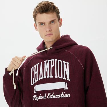  Champion Hooded Erkek Kırmızı Sweatshirt