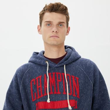  Champion Hooded Erkek Lacivert Sweatshirt