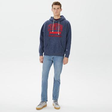  Champion Hooded Erkek Lacivert Sweatshirt