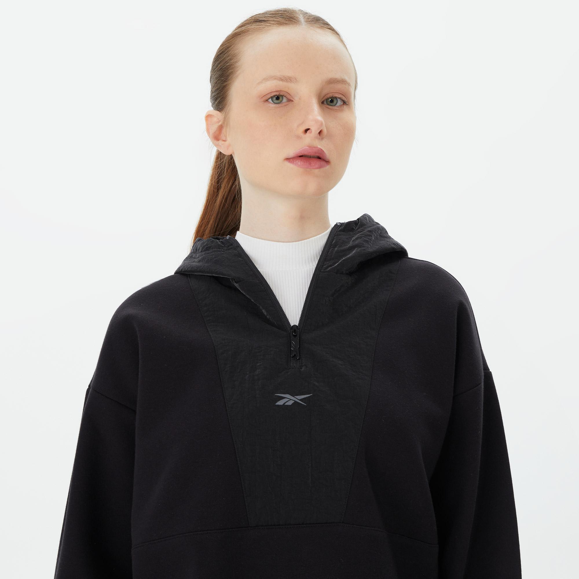 Reebok Thermowarn+ Graphene Mid Kadın Siyah Hoodie