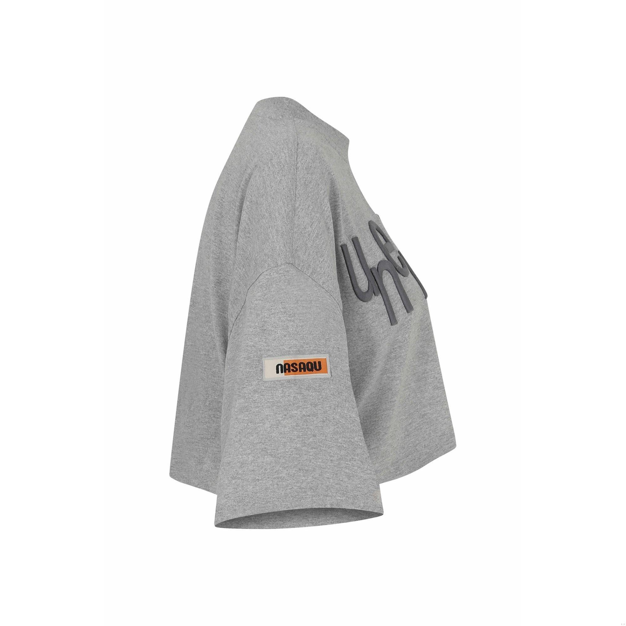 Nasaqu Kadın Mimma Gri Krom Crop Top