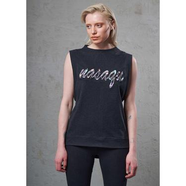  Nasaqu Kadın Kyz Nakışlı İkonik Antrasit Top