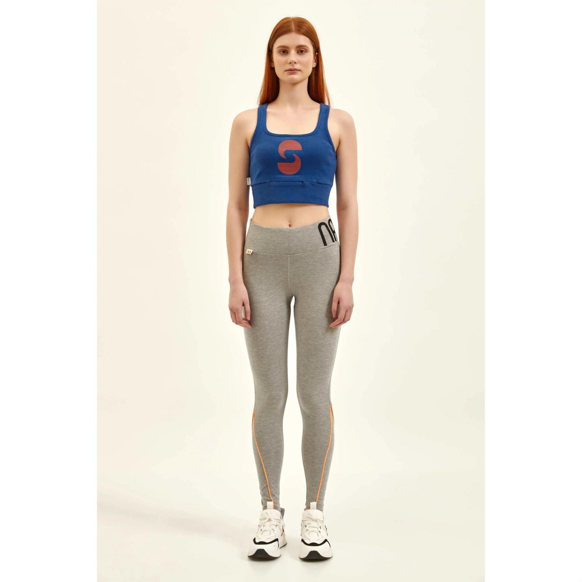 Nasaqu Kadın Kia Süper Hi-Rise Gri Tayt