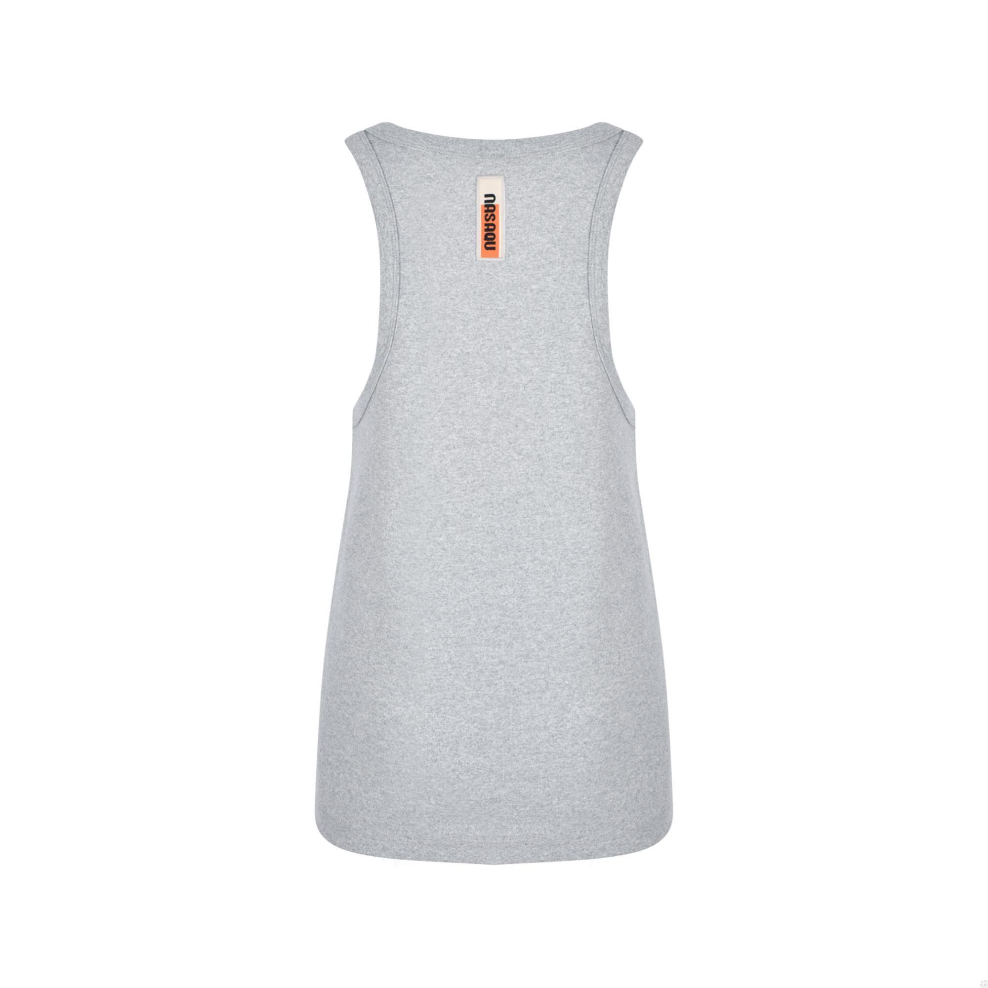 Nasaqu Erkek Aktif Esnek Gri Krom Atlet