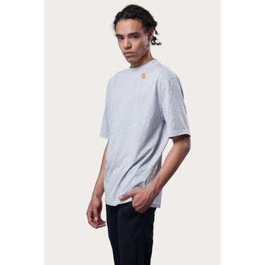  Nasaqu Erkek Du Core Gri Krom T-Shirt