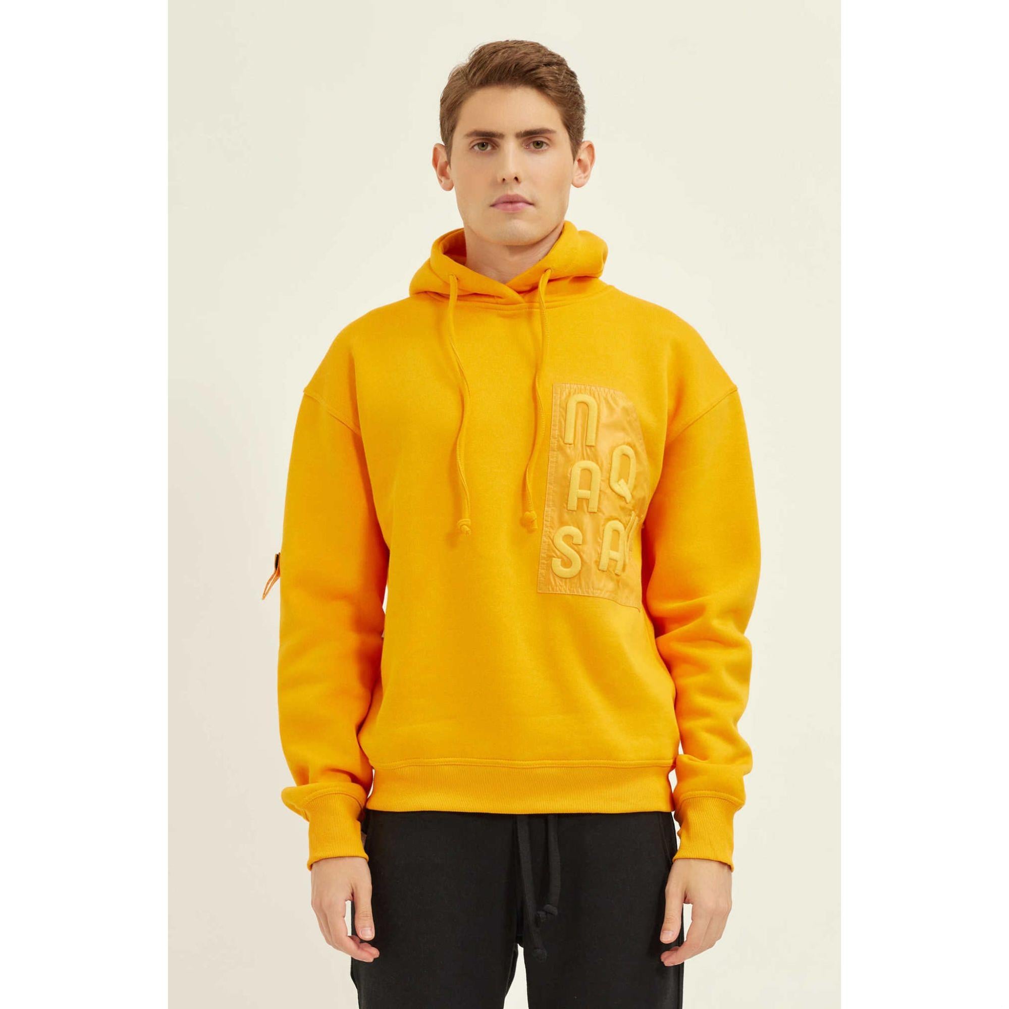  Nasaqu Erkek Isatum Kapüşonlu Damask Sweat