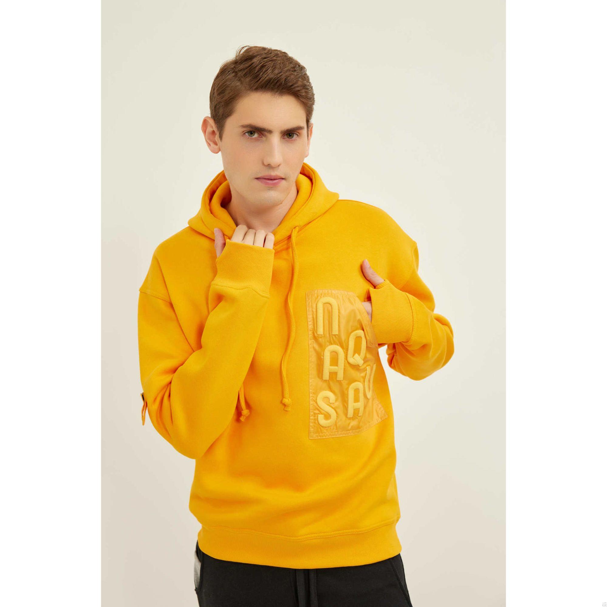 Nasaqu Erkek Isatum Kapüşonlu Damask Sweat