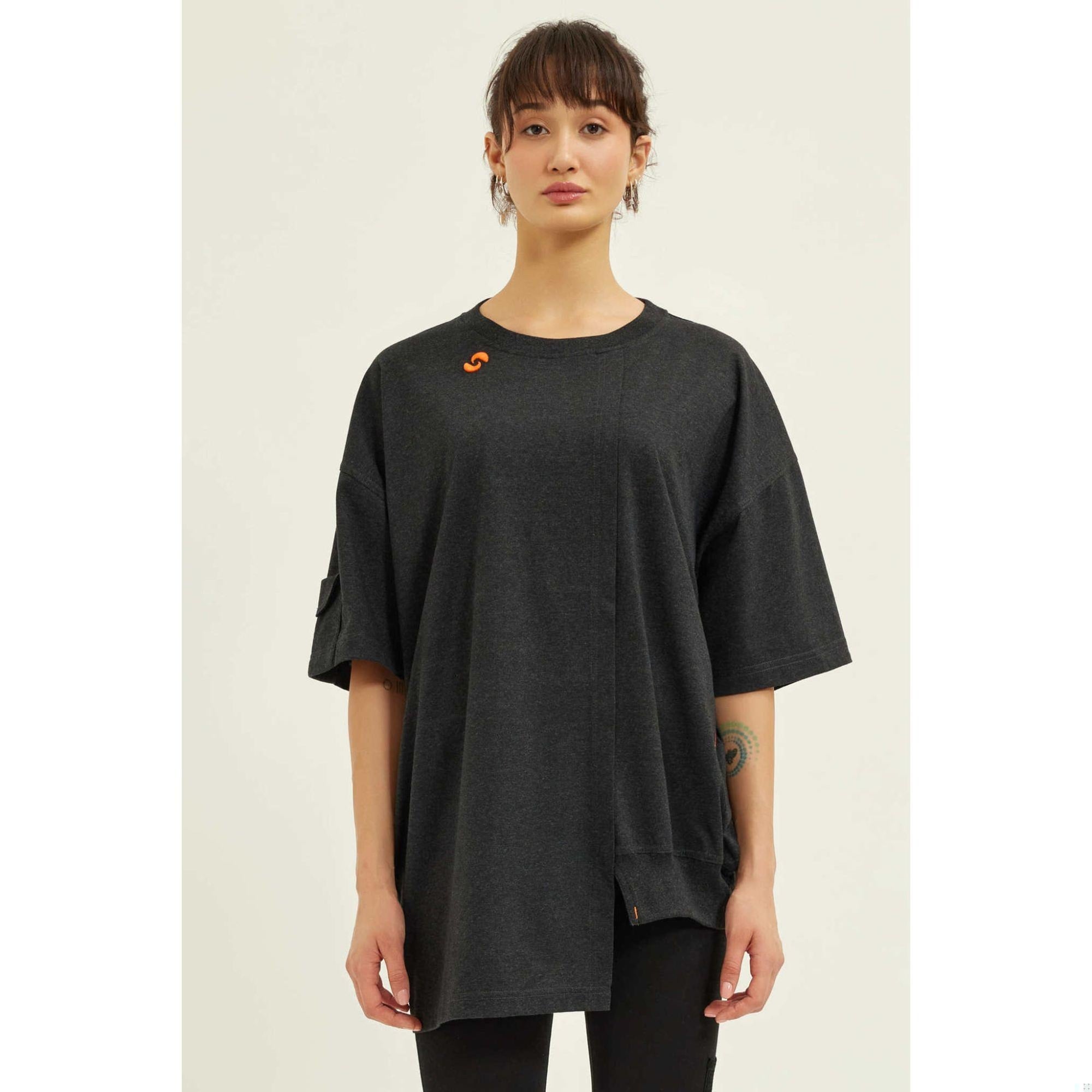 Nasaqu Unisex Enu Way Out  Antrasit T-Shirt