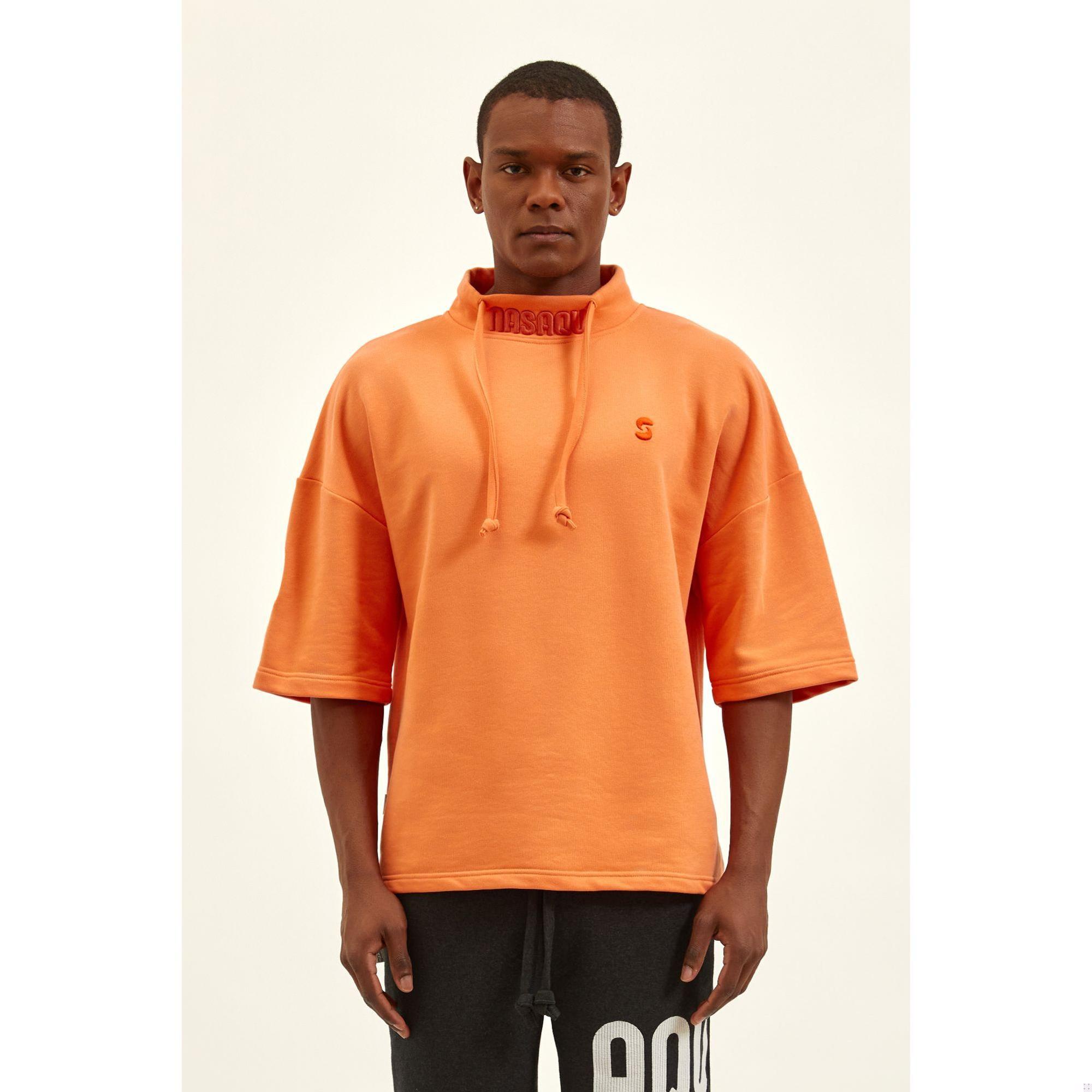 Nasaqu Unisex Sur Rahat Fit Mercan Sweat