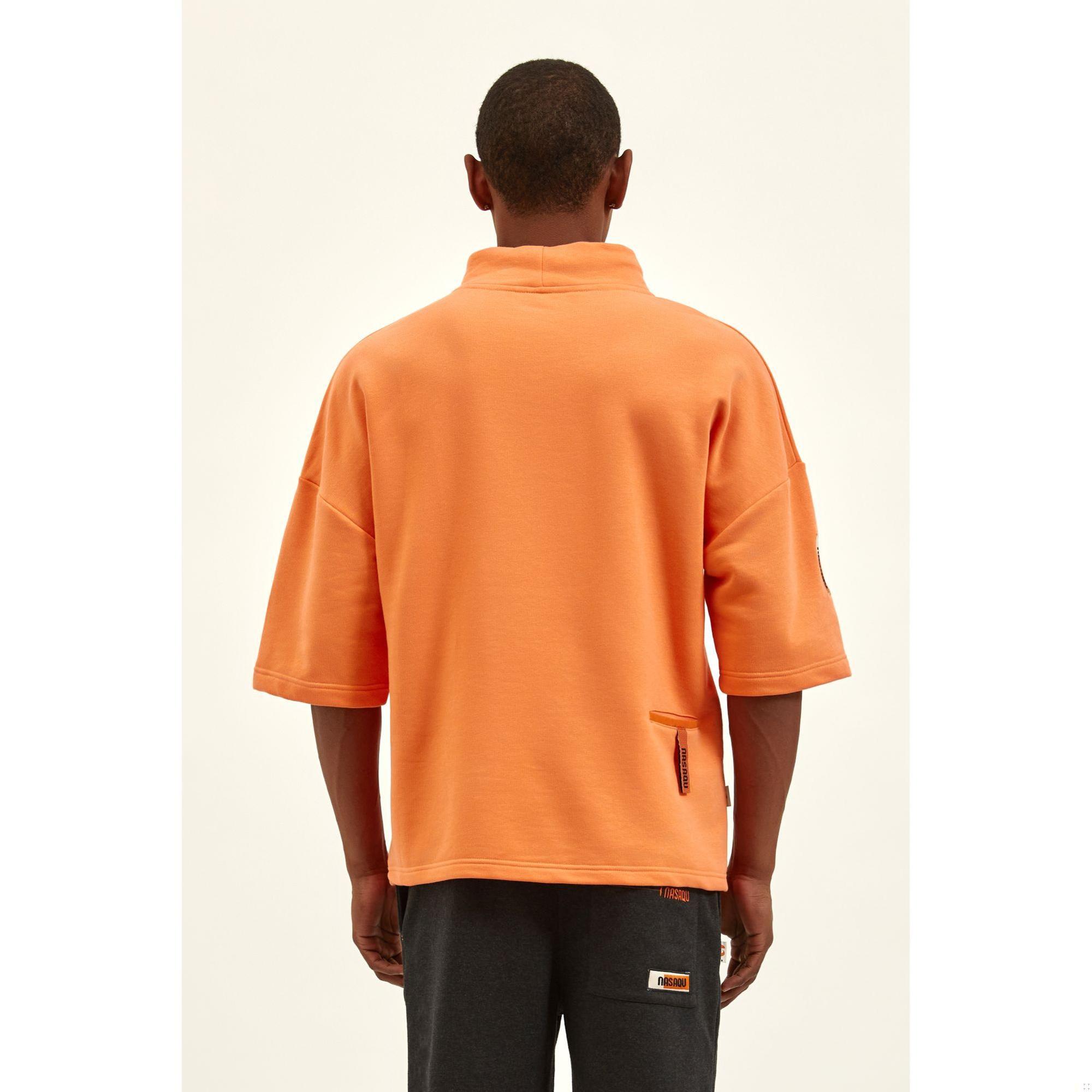 Nasaqu Unisex Sur Rahat Fit Mercan Sweat