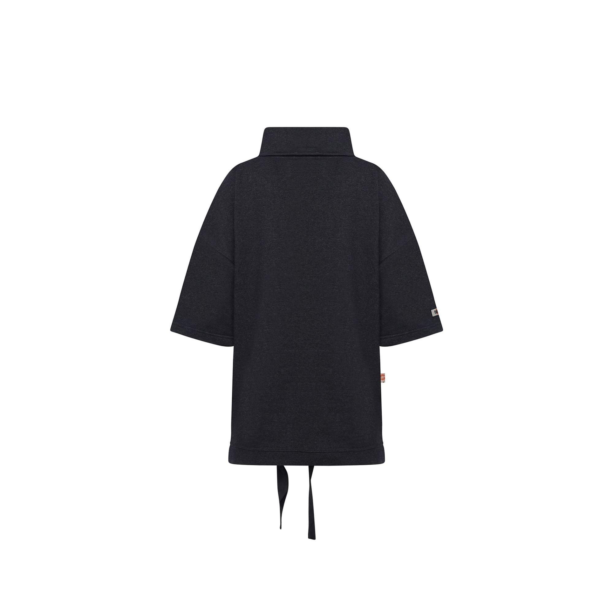 Nasaqu Unisex Cava Oversize Antrasit Hoodie Sweat