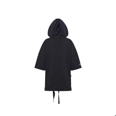  Nasaqu Unisex Cava Oversize Antrasit Hoodie Sweat