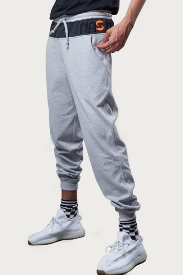  Nasaqu Unisex Rebu Jogger Gri Krom Eşofman Altı
