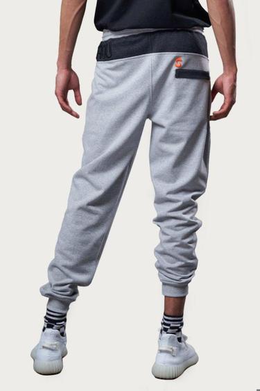 Nasaqu Unisex Rebu Jogger Gri Krom Eşofman Altı