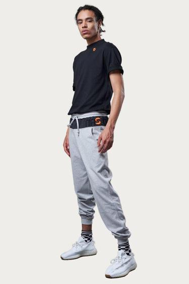  Nasaqu Unisex Rebu Jogger Gri Krom Eşofman Altı