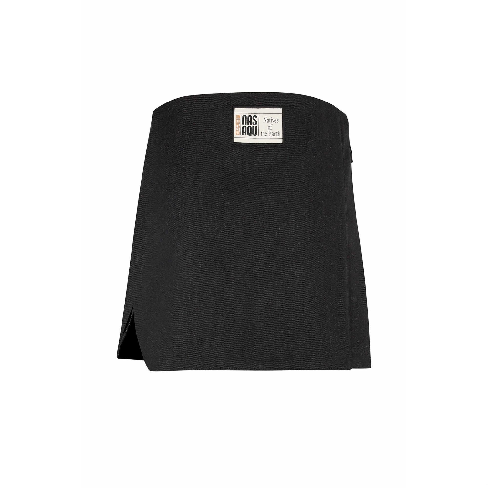 Nasaqu Unisex Aqru Siyah Bel Çantası