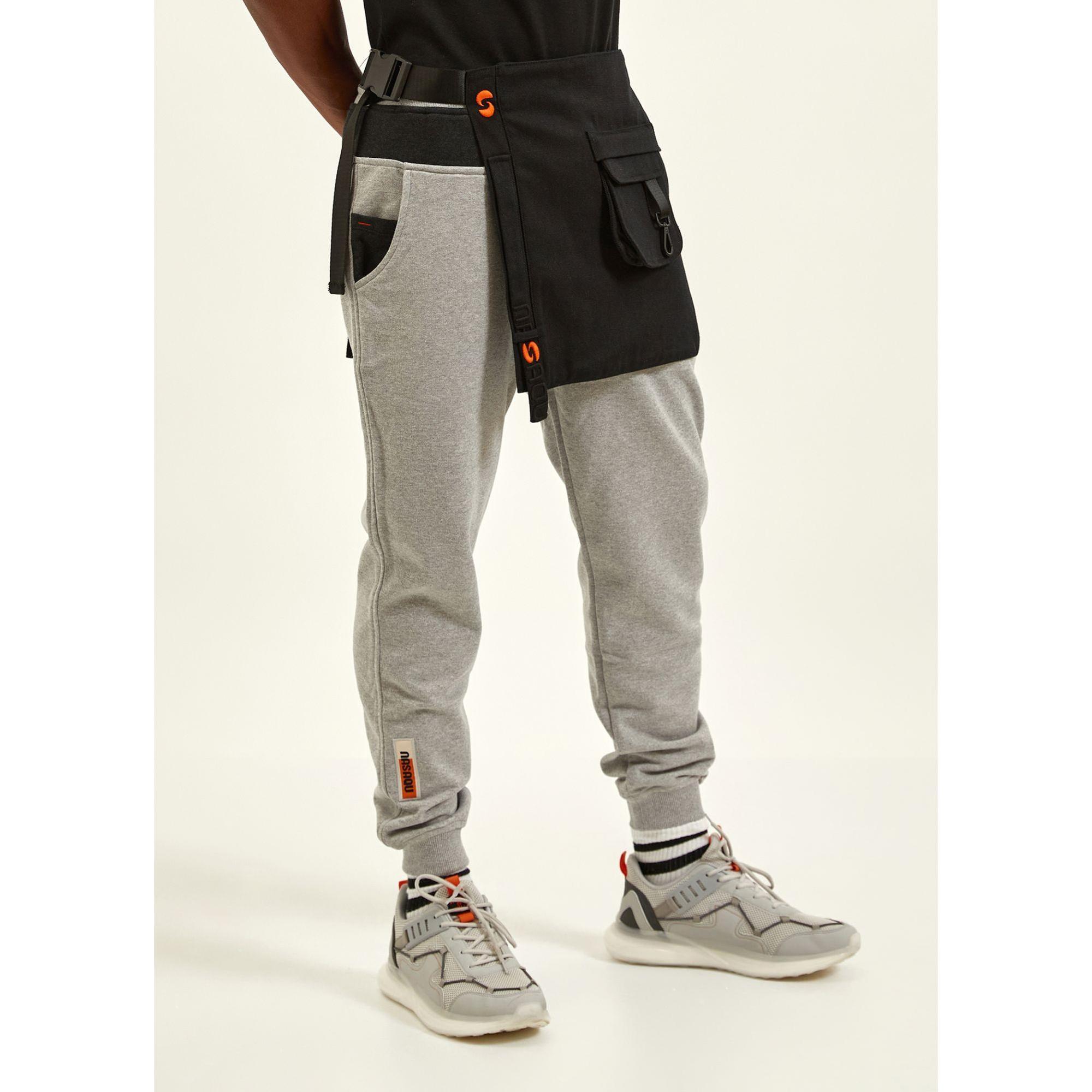 Nasaqu Unisex Aqru Siyah Bel Çantası