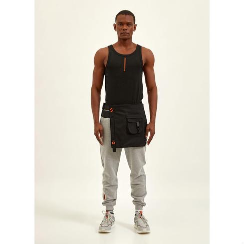  Nasaqu Unisex Aqru Siyah Bel Çantası