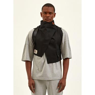  Nasaqu Unisex Ush Yüksek Yaka Siyah Yelek