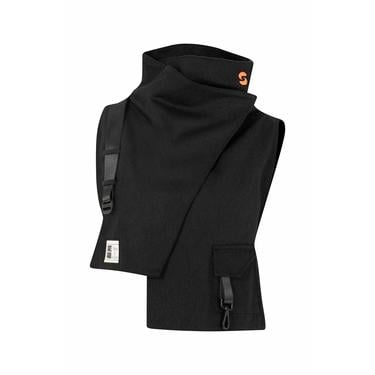  Nasaqu Unisex Ush Yüksek Yaka Siyah Yelek