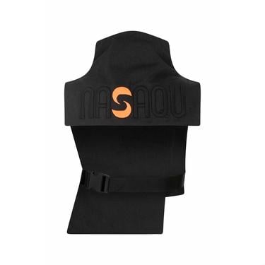  Nasaqu Unisex Ush Yüksek Yaka Siyah Yelek