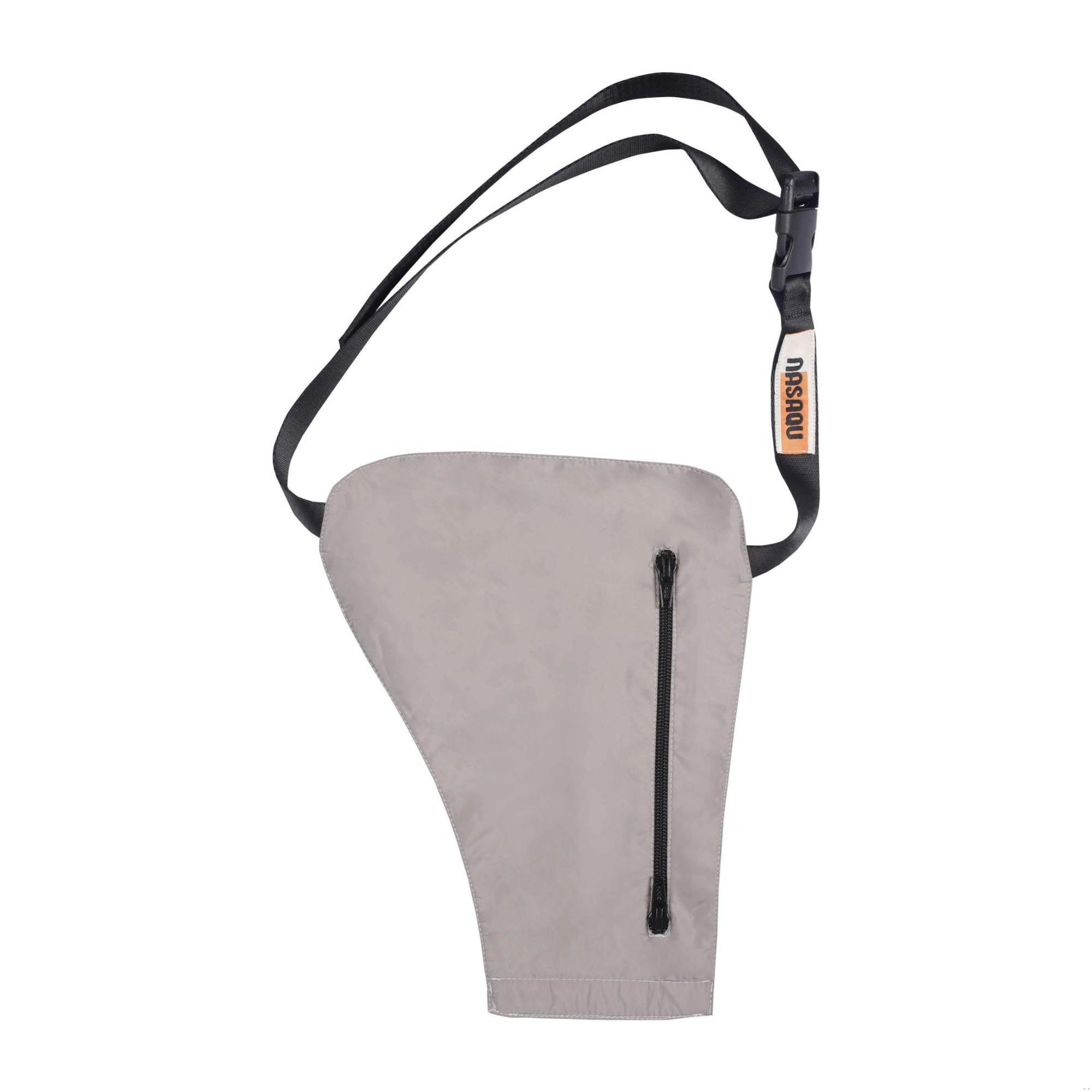 Nasaqu Unisex Kur Cross Gri Beden Çantası