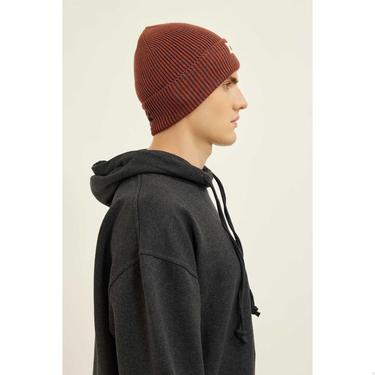  Nasaqu Unisex Nibruki Örgü İndigo & Terracotta Bere