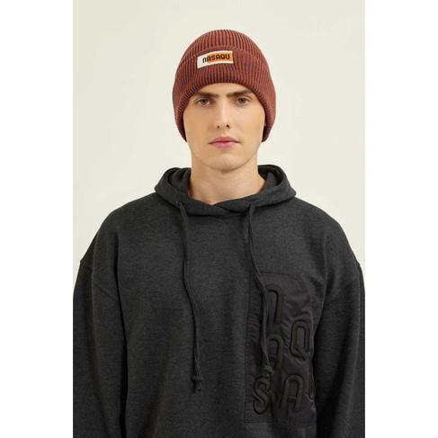  Nasaqu Unisex Nibruki Örgü İndigo & Terracotta Bere