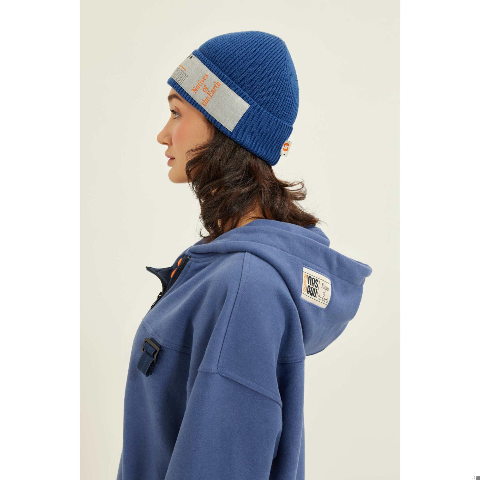 Nasaqu Unisex Utulu İndigo Bere