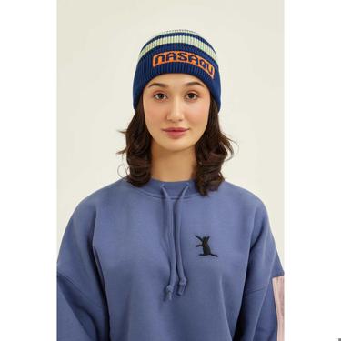  Nasaqu Unisex Baltu Çizgili Laci & Gökkuşağı Bere