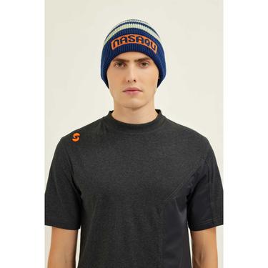  Nasaqu Unisex Baltu Çizgili Laci & Gökkuşağı Bere