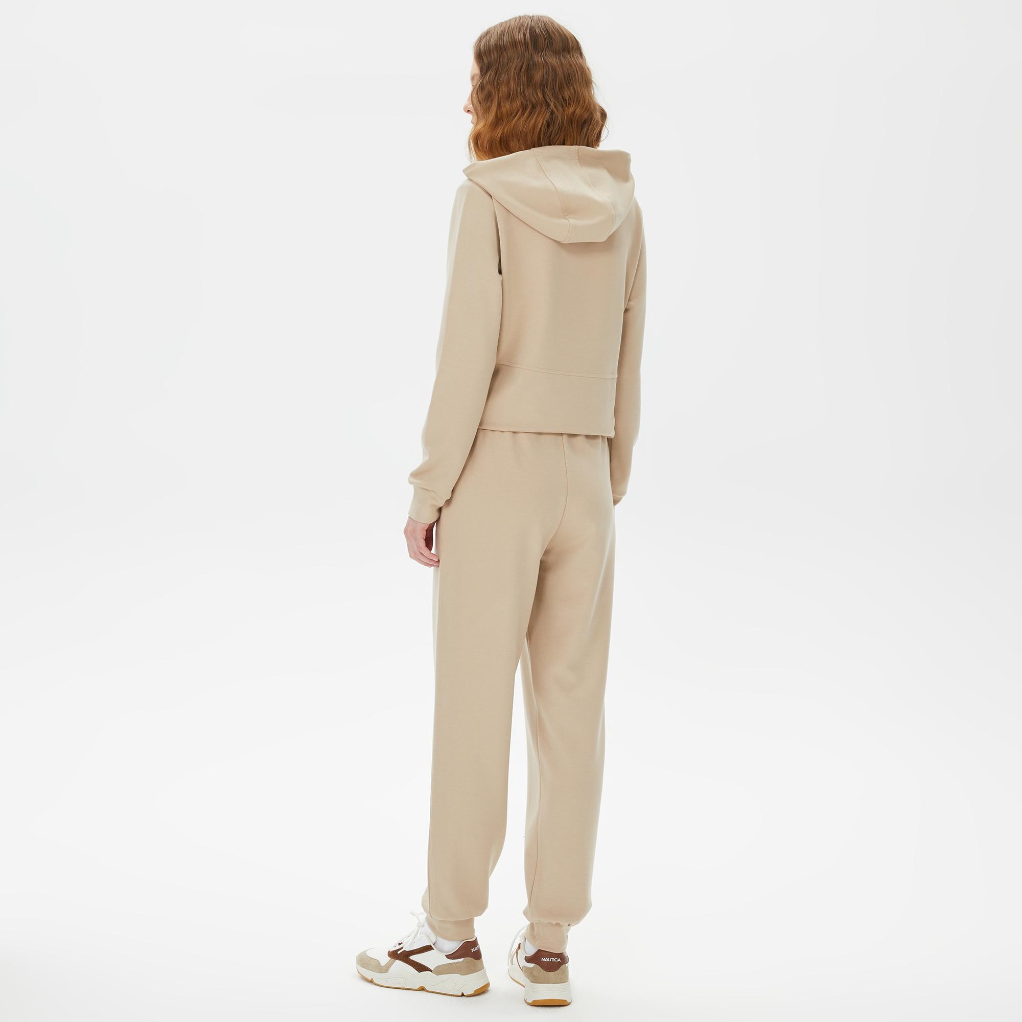 Nautica Kadın Kırık Beyaz Relaxed Fit Eşofman Altı