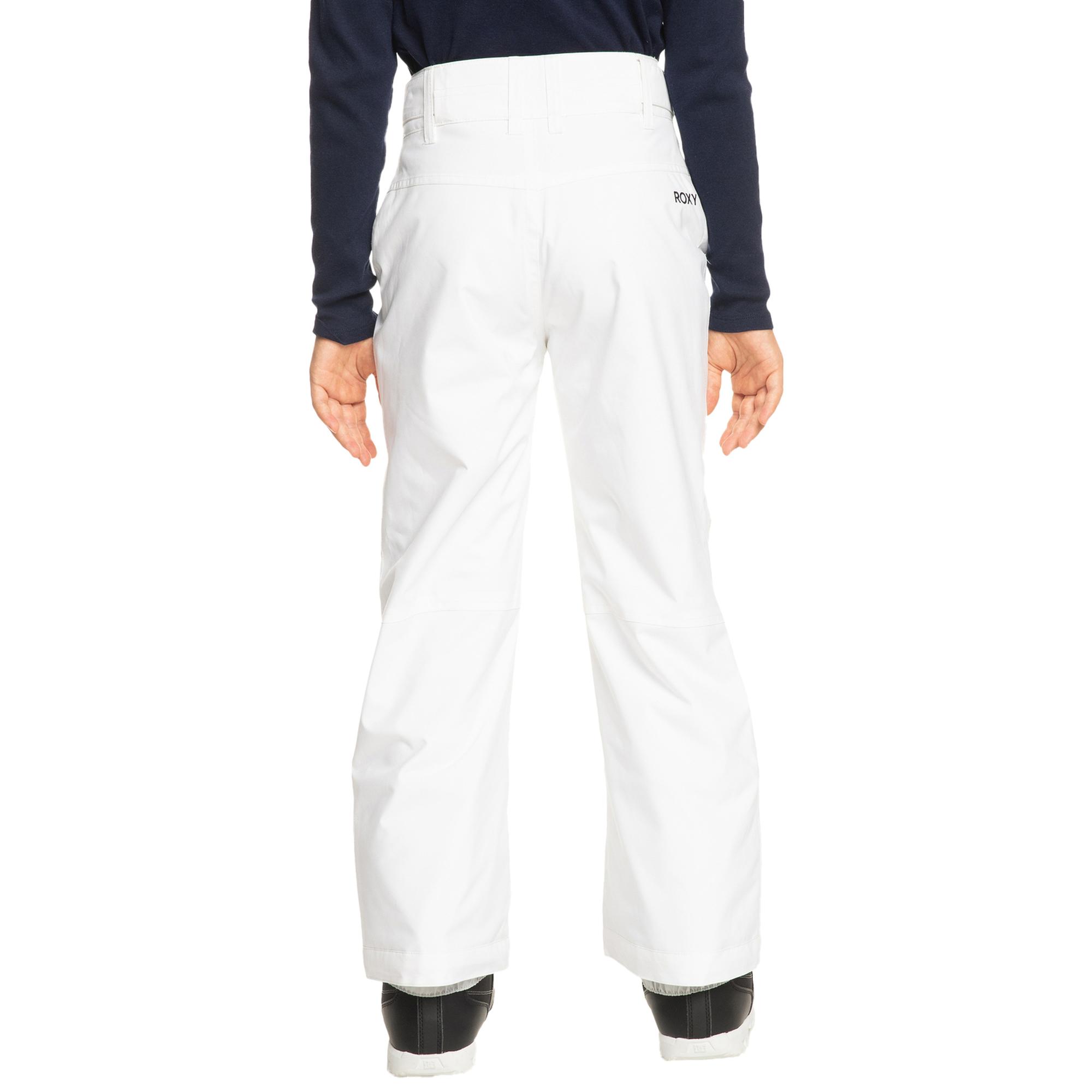 Roxy Backyard Pt Kız Çocuk Beyaz Snowboard Pantolonu