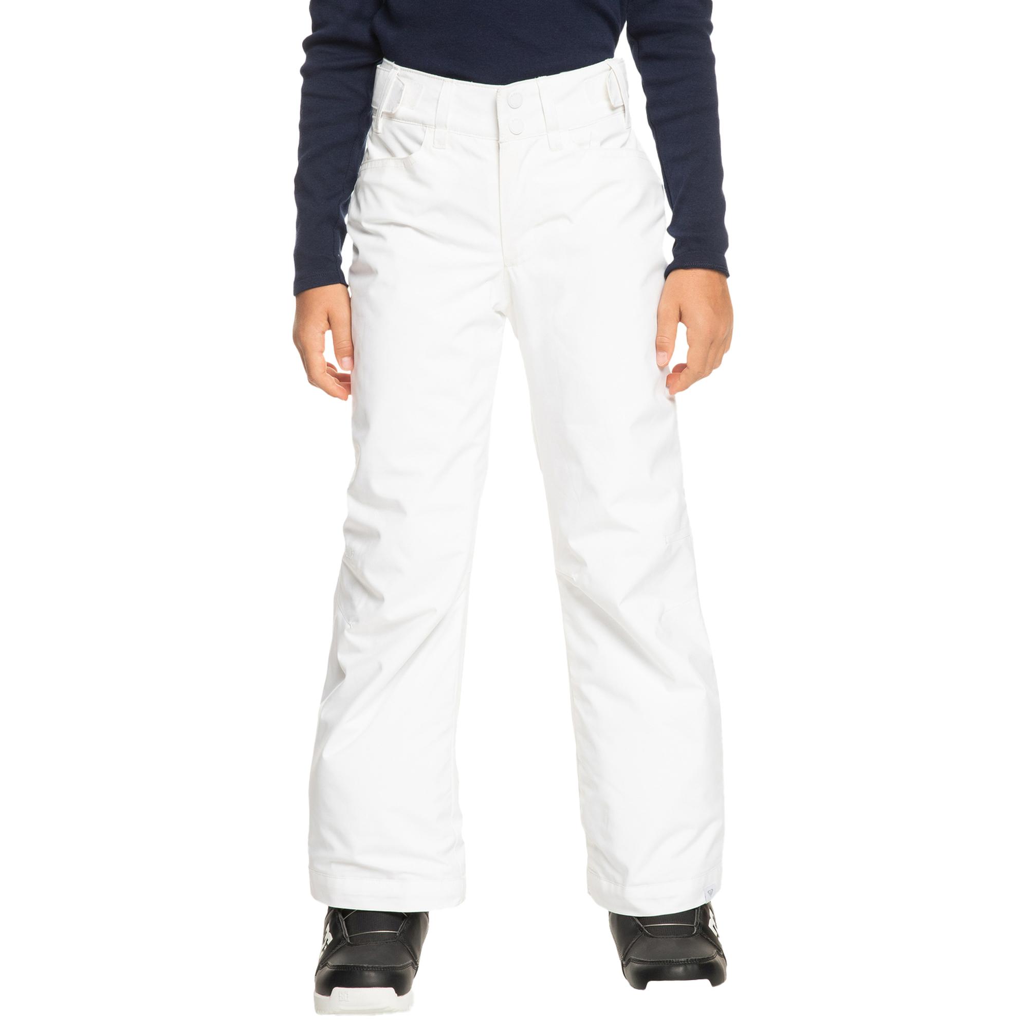 Roxy Backyard Pt Kız Çocuk Beyaz Snowboard Pantolonu