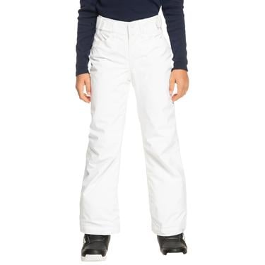  Roxy Backyard Pt Kız Çocuk Beyaz Snowboard Pantolonu