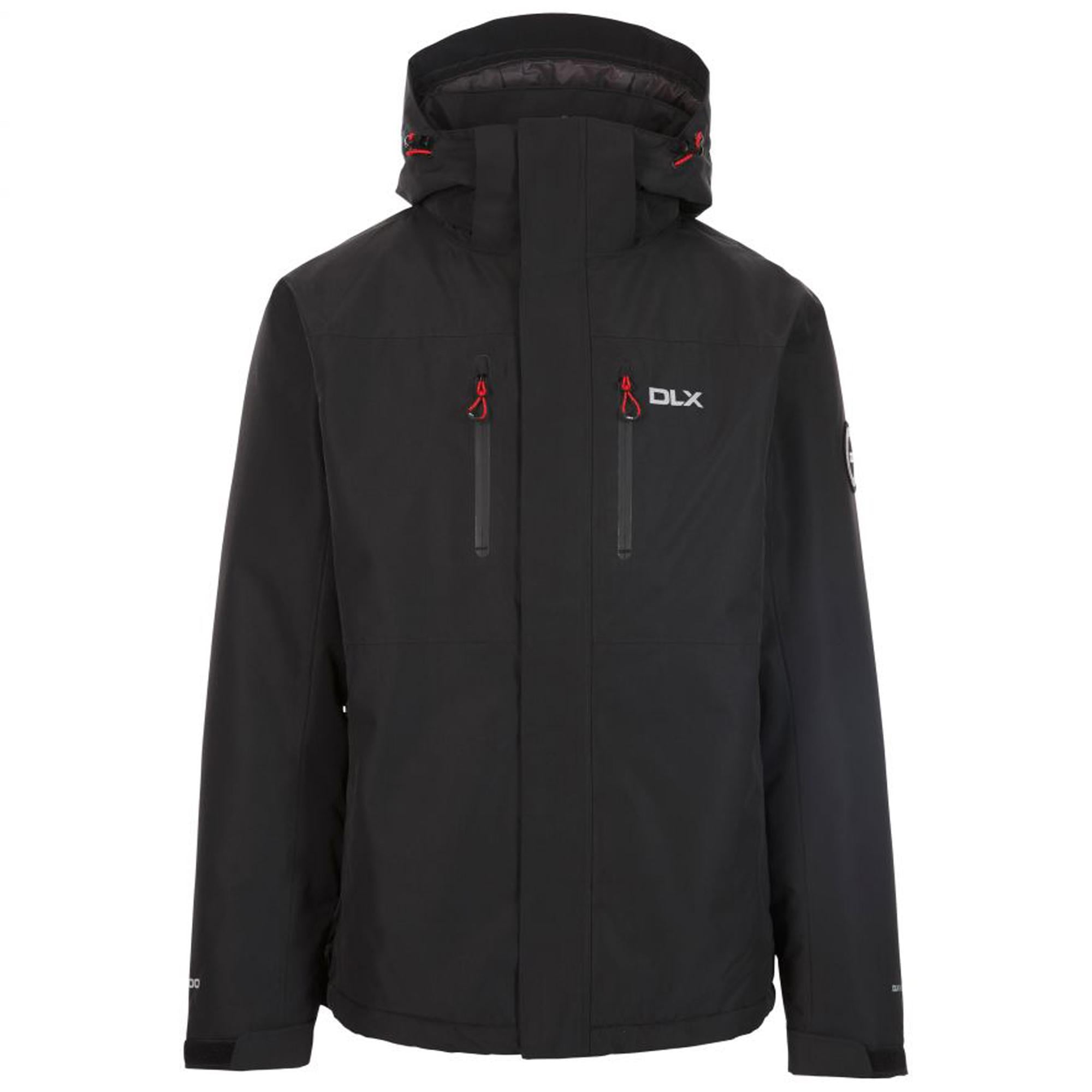 Trespass Oswarm - Dlx Rain Erkek Siyah Outdoor Ceketi