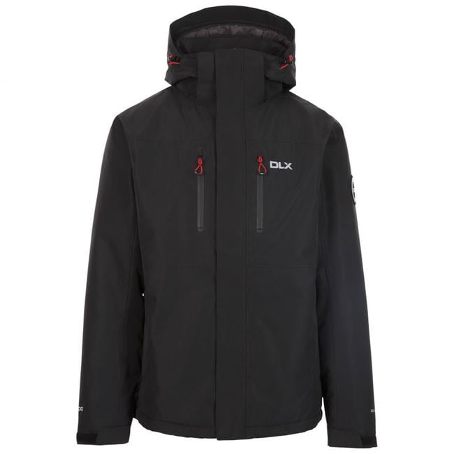  Trespass Oswarm - Dlx Rain Erkek Siyah Outdoor Ceketi