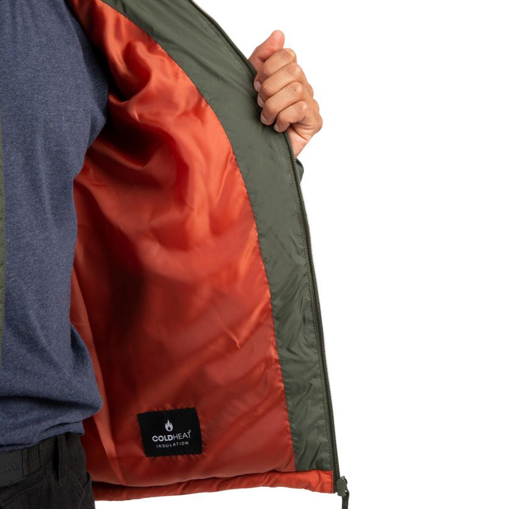 Trespass Oskar - Kids Padded Unisex Çocuk Yeşil Outdoor Ceketi