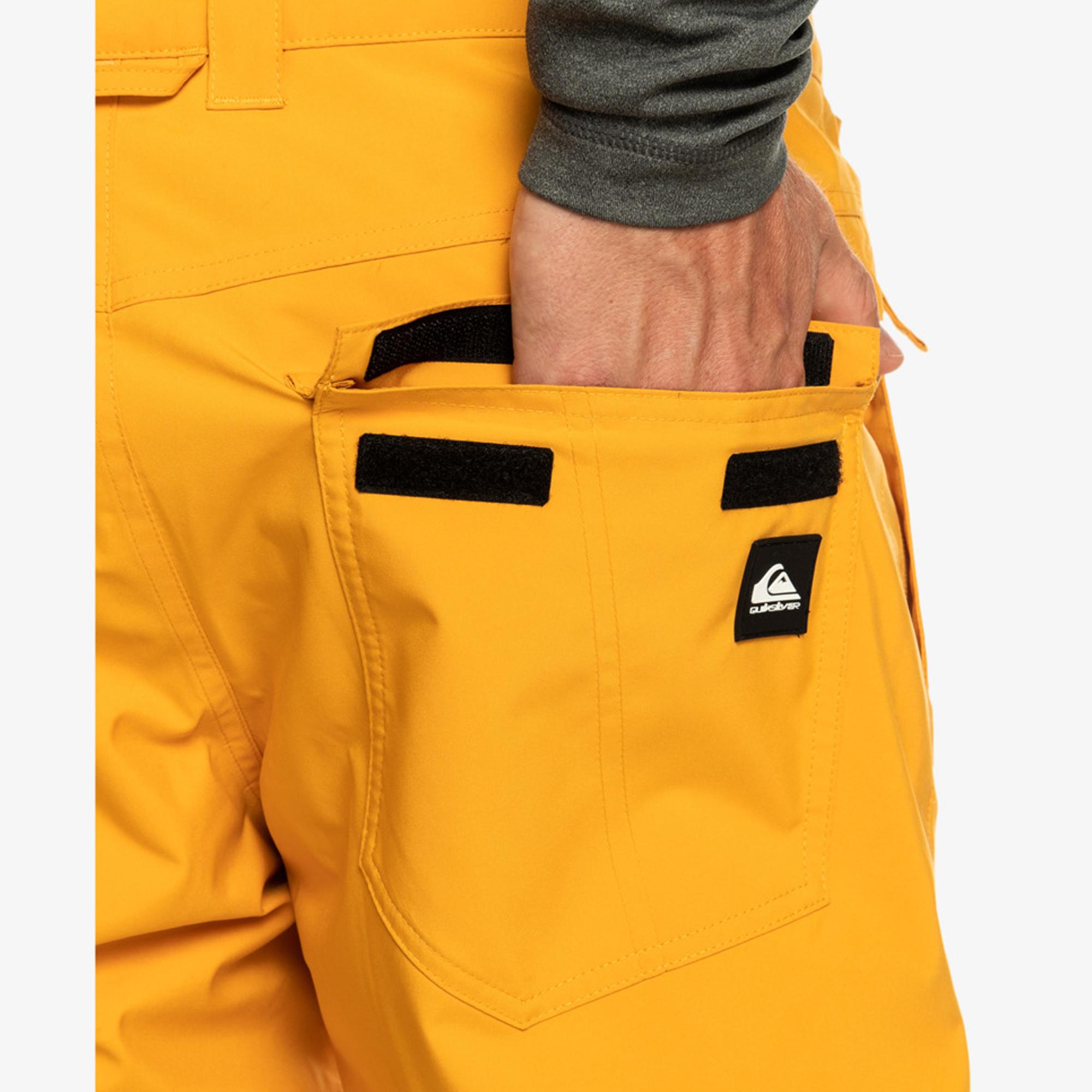 Quiksilver Estate Pt Erkek Sarı Snowboard Pantolonu