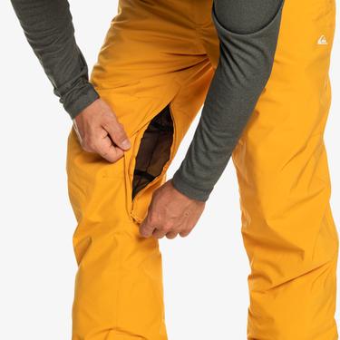  Quiksilver Estate Pt Erkek Sarı Snowboard Pantolonu