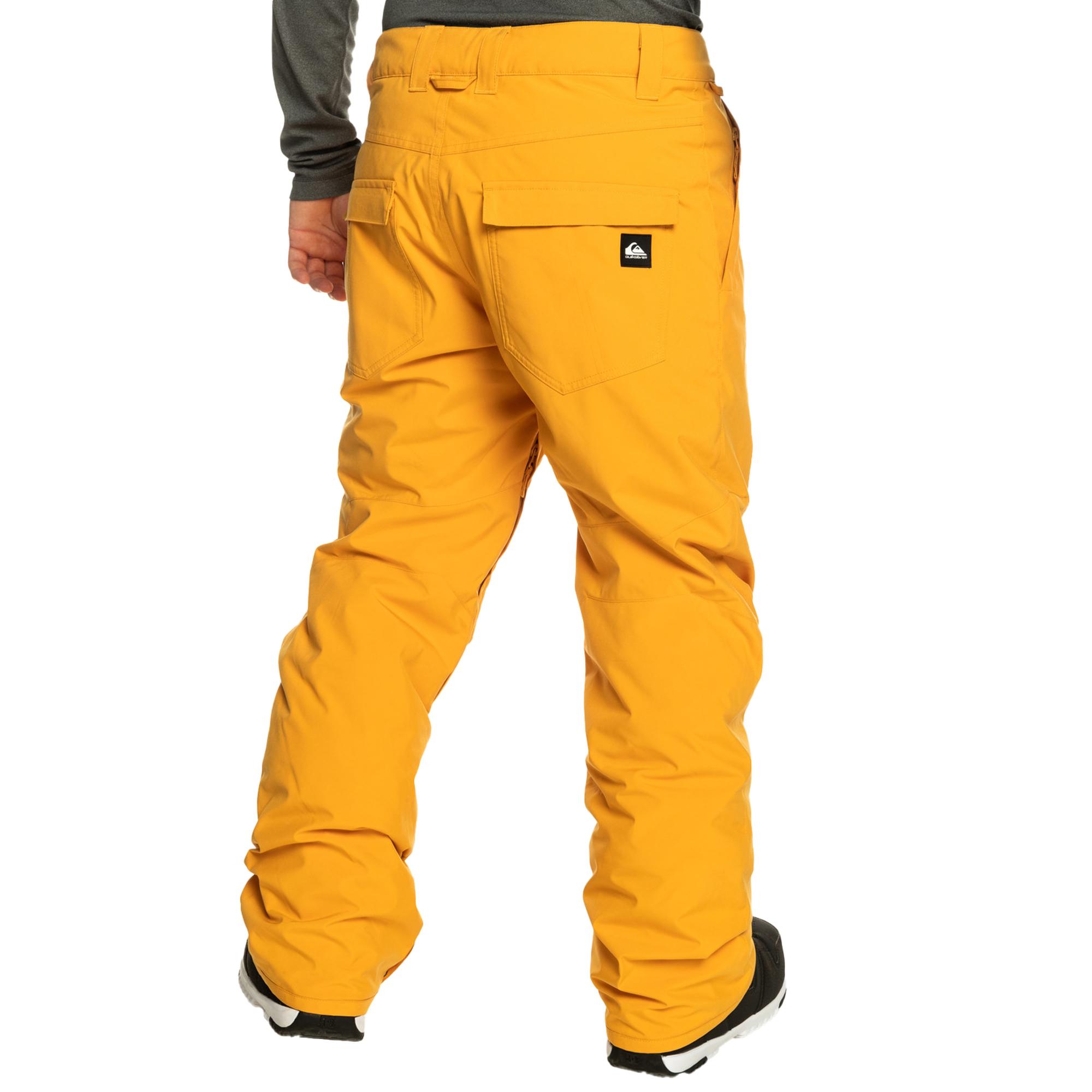Quiksilver Estate Pt Erkek Sarı Snowboard Pantolonu