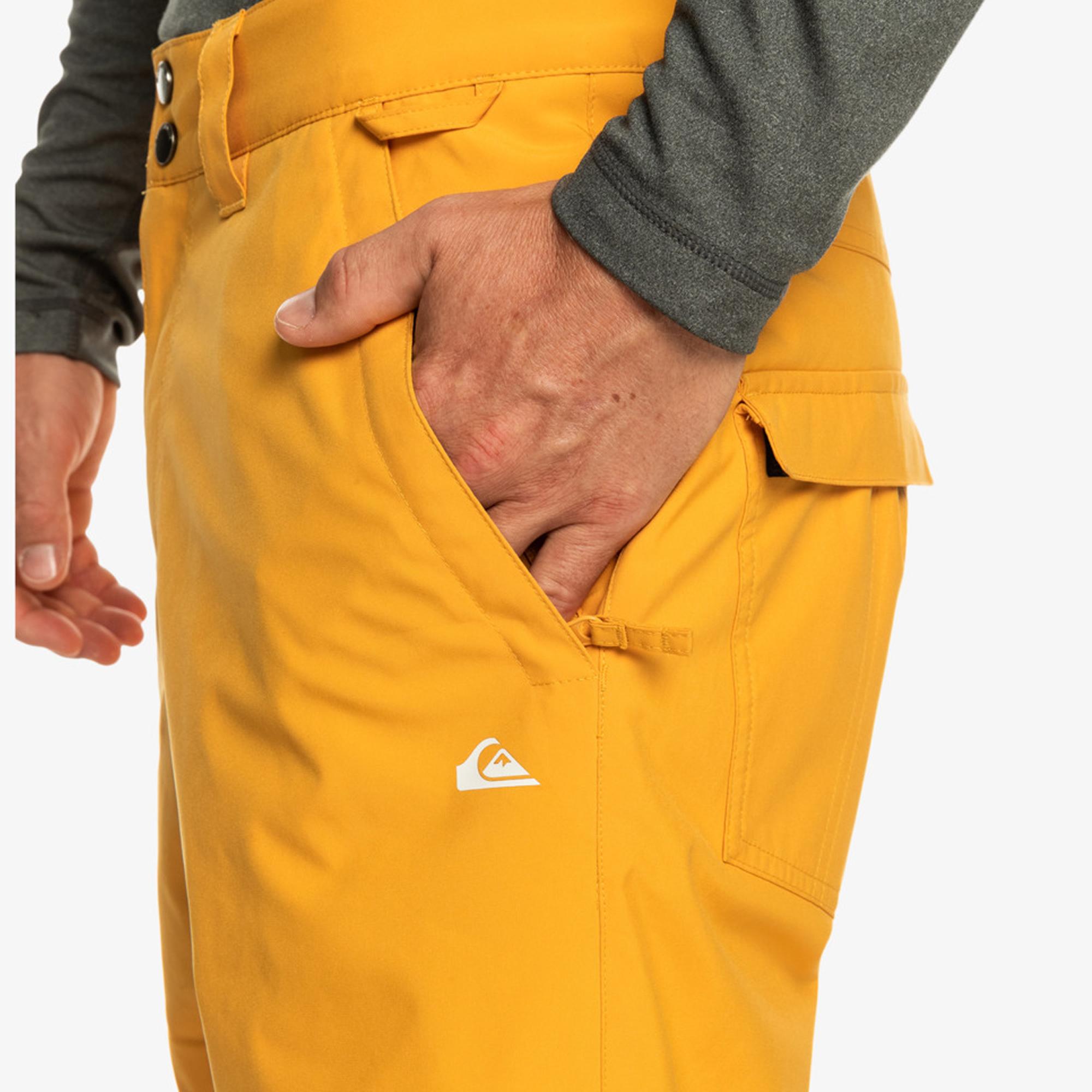 Quiksilver Estate Pt Erkek Sarı Snowboard Pantolonu