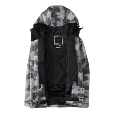  Dc Basis Print Erkek Gri Snowboard Ceketi