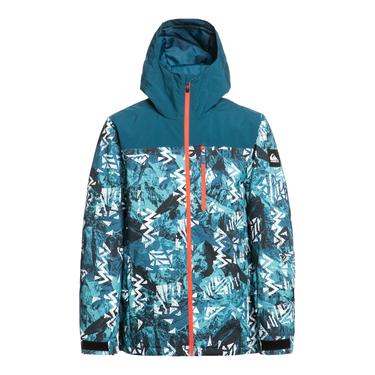  Quiksilver Morton Erkek Mavi Snowboard Ceketi