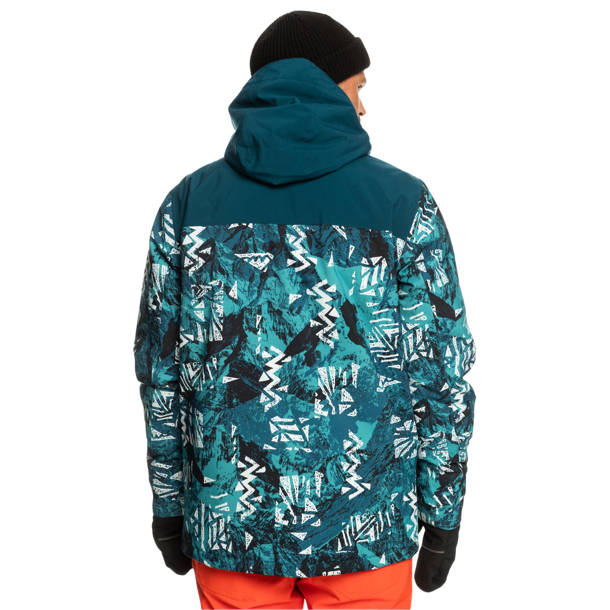 Quiksilver Morton Erkek Mavi Snowboard Ceketi