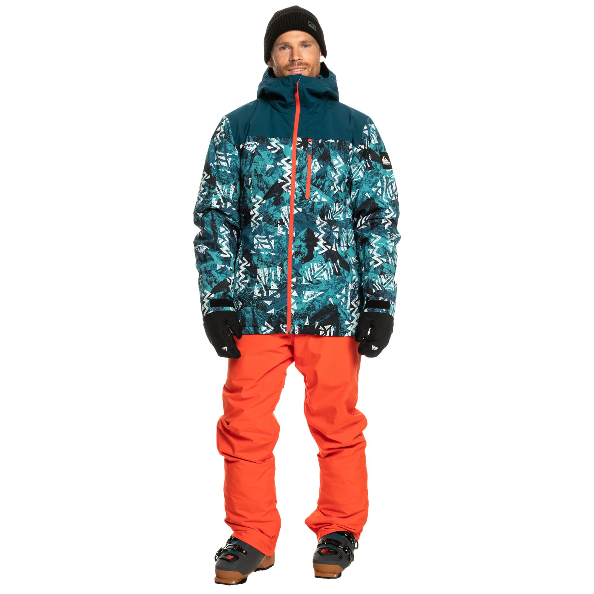Quiksilver Morton Erkek Mavi Snowboard Ceketi