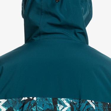  Quiksilver Morton Erkek Mavi Snowboard Ceketi